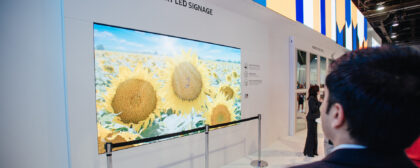 Fine Pixel Pitch LED Displays Take the Floor at the Digital Signage Expo