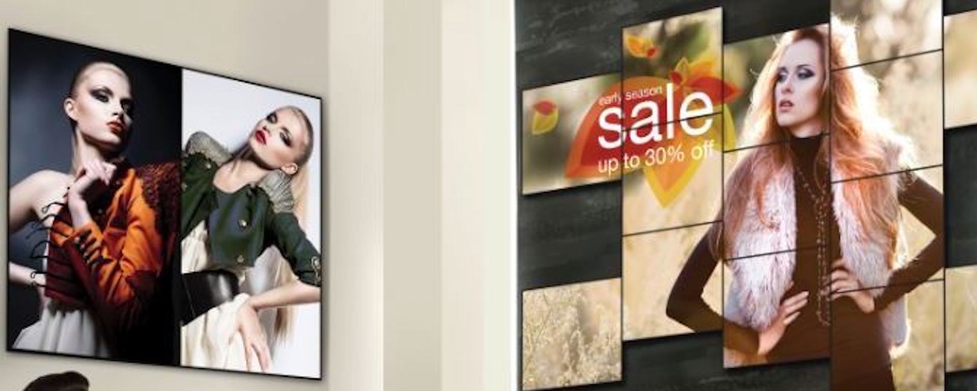 Digital signage allows companies to provide a more personal and engaging experience for customers.