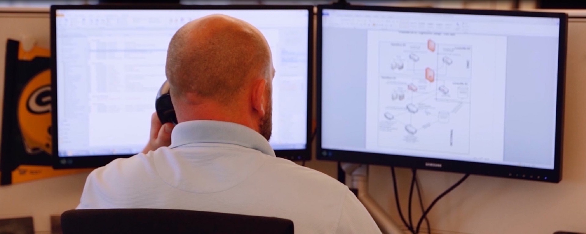 Dual monitors are driving greater productivity for CDW sales managers and executives.