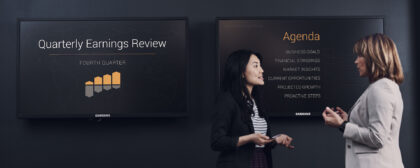 Corporate Communications Improved by Video Walls and Digital Signs