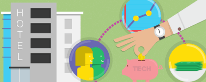 Hospitality technology allows hotels to create personalized customer service experiences for their guests.