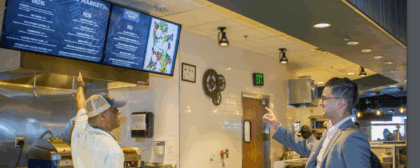 Interactive Displays, Eye-Catching Visuals Draw Customers and Brighten Fortunes for Charlotte Airport Restaurant