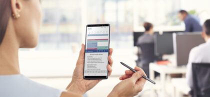 Eliminating Paper-based Workflows with the Galaxy Note8 and S Pen