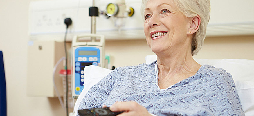 Leading hospitals use tablets and smart TVs to improve patient care.