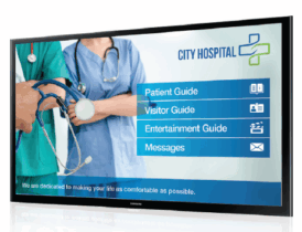 Easing anxieties with digital signage in healthcare