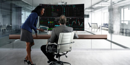 Daisy Chaining Monitors Delivers Fast ROI for Multitasking Workplaces