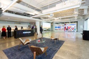 Business buildings display the future with digital signage