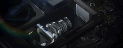 The Galaxy S20 Ultra has a folded ultrawide angle lens