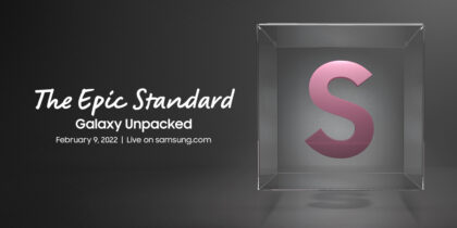 Galaxy Unpacked invite for February 9, 2022