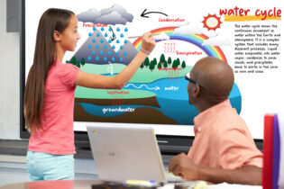 How using an e-board combined with open educational resources upgrades learning