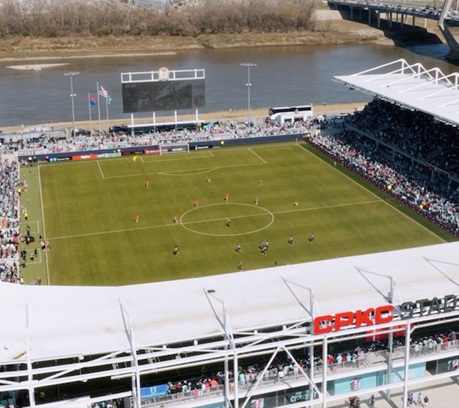 KC Current stadium Samsung display