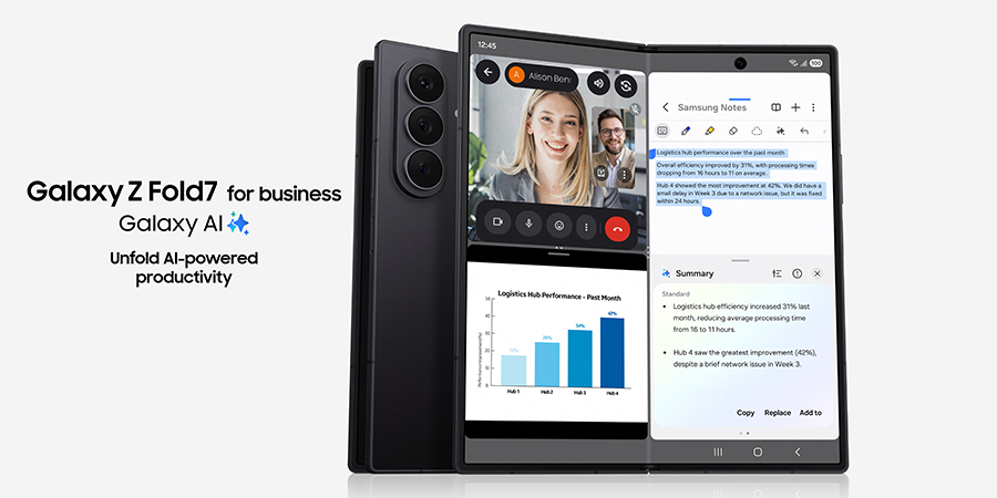 10 reasons to upgrade to Samsung Galaxy Z Fold7 for enhanced business productivity