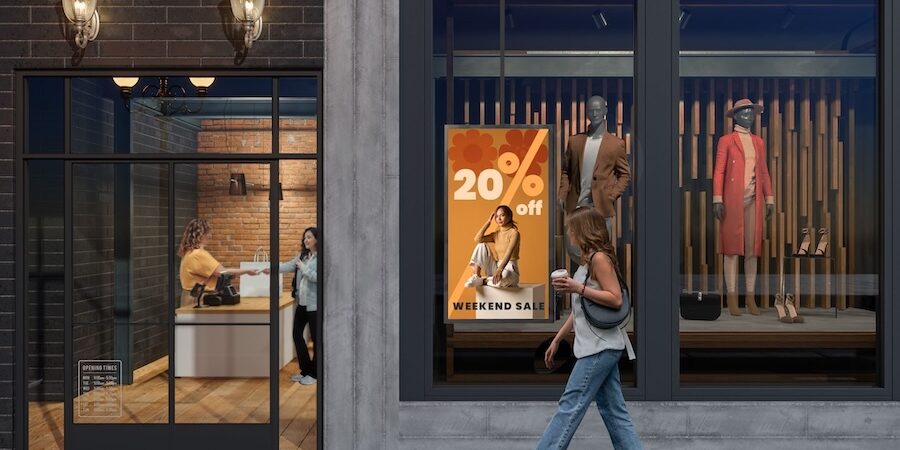 How digital signage drives retail traffic and sales