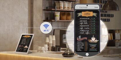 Promotions that move with the guest: Reimagining food and beverage signage with E-Paper